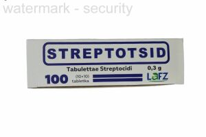 Стрептоцид таблетки 0.3 г №100
