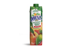 Сокосодержащий напиток мультифруктовый неосветленный Meva Juice 1 л