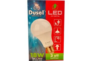 Лампа светодиодная DUSEL D80-18W E27 6500K