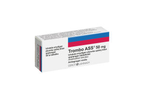 ТРОМБО АСС таблетки, покрытые кишечнорастворимой пленочной оболочкой 50 мг №30