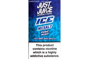 Никотиносодержащая жидкость JUST JUICE *Pure Mint ice* salt 10 мл 20 мг