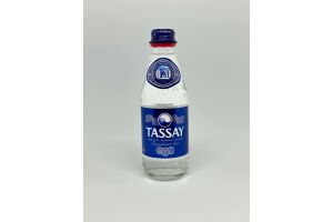 Вода минеральная природная столовая питьевая "TASSAY" газированная в стеклобутылке 0.25 л