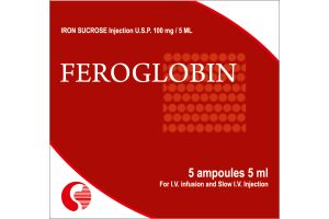 ФЕРОГЛОБИН Раствор для внутривенной инфузии и медленной внутривенной инъекций 100 мг/5 мл 5мл №5