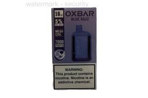 Электронная сигарета OXBAR FOX 7000 BLUE RAZZ 5mg 16мл