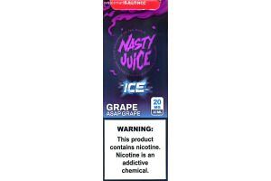 Никотиносодержащая жидкость NASTY JUICE *Asap Grape ice* salt 30 мл 20 мг