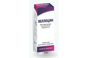 Веллоцин Раствор для внутривенной инфузии 0.4% 100мл №1