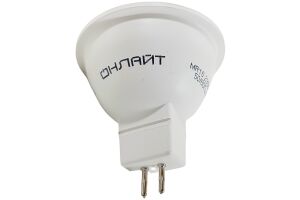 Лампа светодиодная (LED) ОНЛАЙТ с отражателем OLL-MR16-5-230-4K-GU5.3