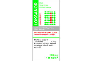 Локсанор лиофилизат для приготовления инъекционного раствора 8 мг №1