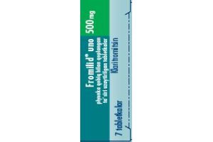 Фромилид  уно таблетки пролонгированного действия покрытые плёночной оболочкой 500 мг  №7