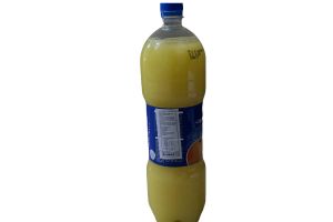Газированный пастеризованный напиток со вкусом апельсина "Lucky Fruit" 1.5л