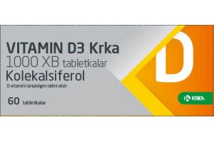 Витамин D3 КРКА таблетки № 60