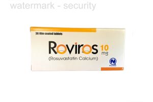 Ровирос таблетки, покрытые плёночной оболочкой,10 мг №30