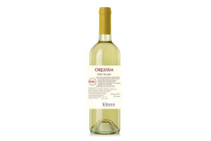 Вино виноградное натуральное белое полусладкое OREANDA Pinot Blanc 10.5% 0.75л