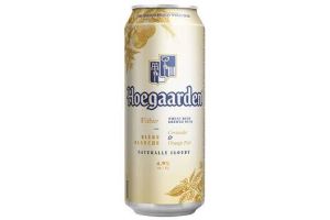 Пивной напиток пастеризованный Hoegaarden White  0.45 л банка алк.4.9%
