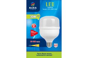 Лампа светодиодная энергосберегающая Nura Lights LED HB 30W E27 6500K