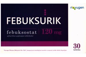 Фебуксурик таблетки, покрытые оболочкой 120 мг №30