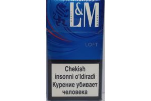 Сигареты с фильтром L&M LOFT BLUE