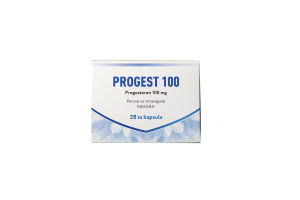 Прогест 100 капсулы пероральные  интравагинальные 100 мг №28