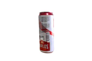 Пиво светлое фильтрованное  BARLOS 4.2%. 0.45л