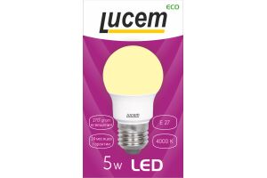 Лампа светодиодная энергосберегающая Lucem LM-LBL 5W 4000K E27