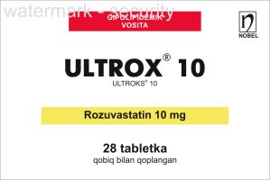 Ультрокс 10 таблетки, покрытые оболочкой №28