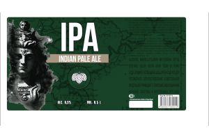ПИВО НЕ ФИЛЬТРОВАННОЕ «IPA Indian Pale Ale» 6.5% 0.5 Л