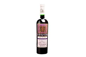 Вино натуральное красное сухое TAVKVERI 13% 0.75 л