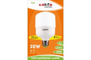 Лампа светодиодная энергосберегающая Akfa AK-LCB 20W 6500K E27