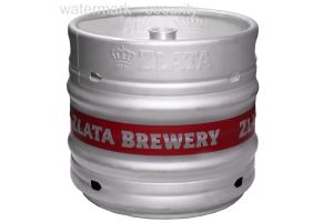 Пиво нефильтрованное  светлое ZLATA-3.8% КЕГ 30л