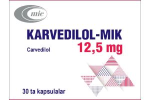 Карведилол-МИК  капсулы 12.5 мг №30