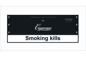 Сигареты с фильтром Cigaronne Royal Slims XL Black
