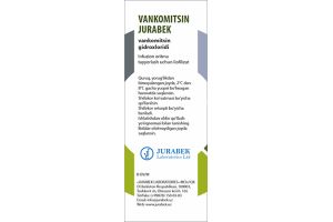 Ванкомицин Jurabek лиофилизат для приготовления инфузионного раствора 1000мг №1