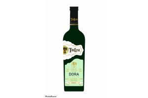 Вино виноградное натуральное белое полусладкое TBILISI Dora 11.0% 0.75л