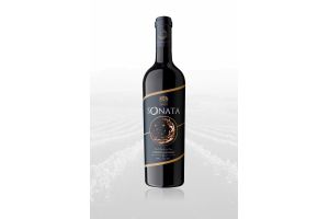 Вино виноградное натуральное красное полусухое SONATA Каберне Совиньон 12% 0.75л