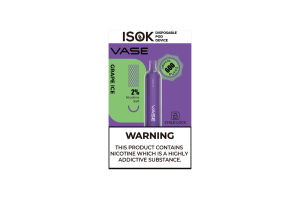 Электронные сигареты ISOK Vase  Grape Ice  600 2% 2ml