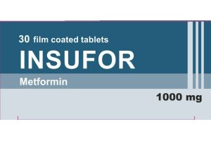 Инсуфор таблетки, покрытые пленочной оболочкой 1000 мг №30