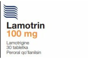 ЛАМОТРИН таблетки  100 мг №30
