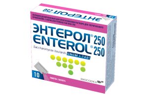 Энтерол порошок дозированный для приготовления раствора для перорального применения 250 мг N°10