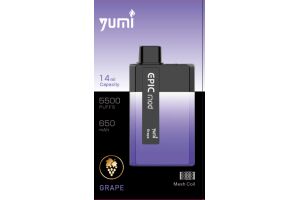 Электронная сигарета YUMI EPICMOD 5500 Grape 14 мл 50 мг