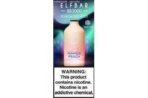 Электронная сигарета " ELF BAR"BB3000 MANGO PEACH 10 ml 50 mg/ml