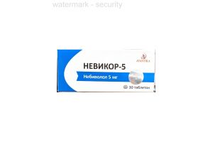 НЕВИКОР-5 Таблетки 5 мг №30
