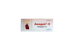 Амадей 5 таблетки  5 мг №30