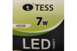 Лампа светодиодная T-C30 7Вт "TESS" E14 4000К (110-250В/50-60HZ)