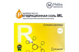 Регидрационная соль-ML порошок для приготовления раствора для приема внутрь 13.95 г №10