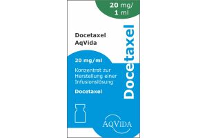 Доцетаксел АкВида концентрат для приготовления раствора для инфузий 20 мг/мл 1 мл №1