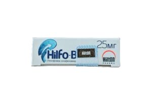ХИЛФО-Б, Таблетки, покрытые пленочной оболочкой 25 мг, №30