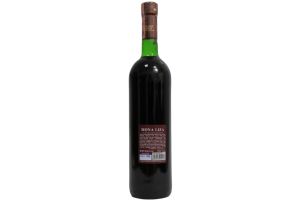 Вино красное полусладкое «Мона Лиза» 10.5 % 0.75 Л