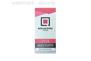 Электронная сигарета EQUADRO LUSH ICE PUFF 6500 11 ml 50 mg/ml