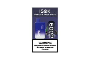Сигареты электронные ISOK ISBAR 6000 puffs Black Ice