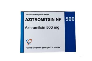 Азитромицин NP таблетки, покрытые пленочной оболочкой 500 мг №3